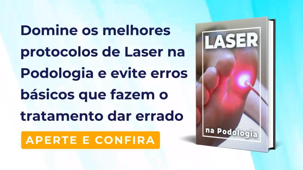 banner livro laser podologia