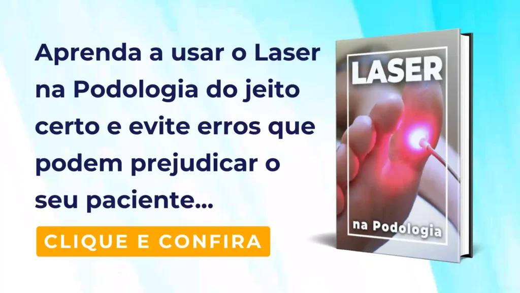banner livro laser podologia